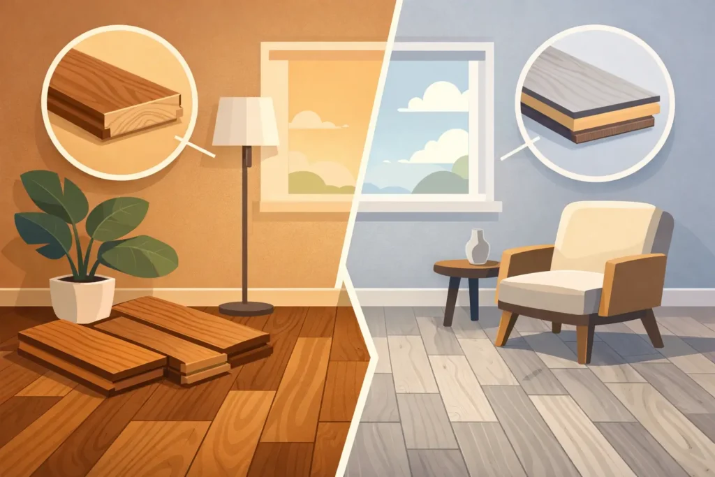 Hardwood vs Laminate Flooring: Which Fits?