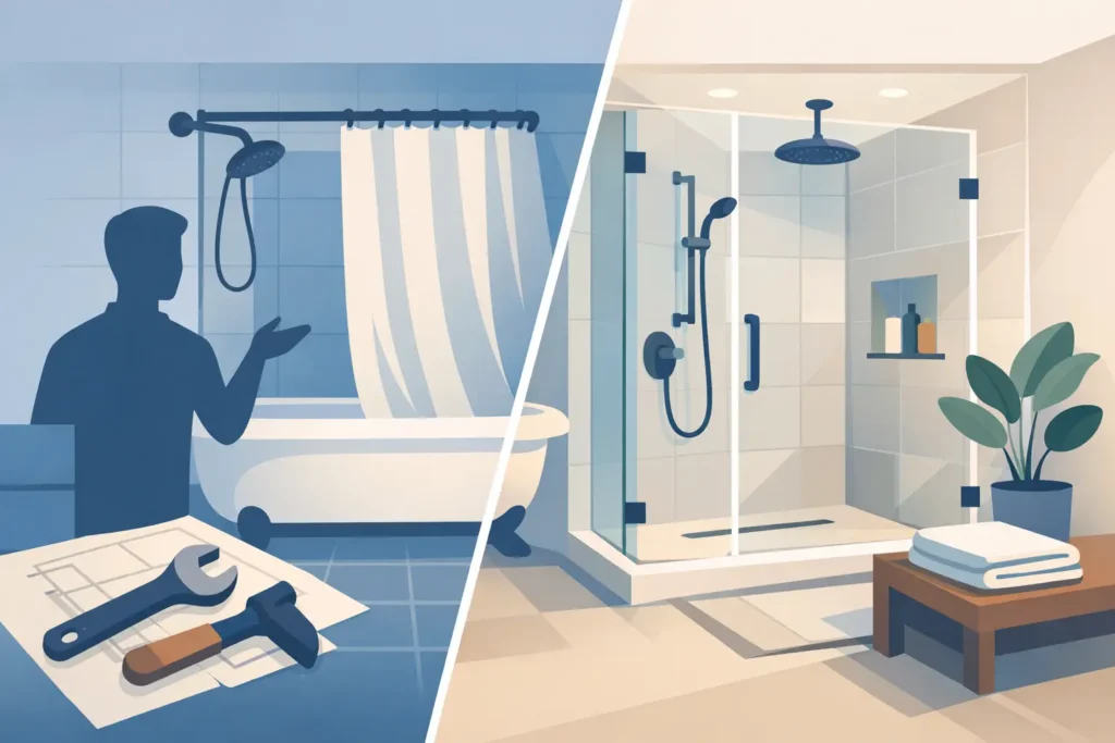 Walk In Shower Conversion: What to Expect