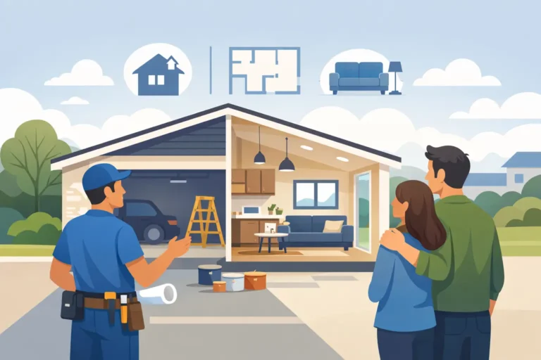 How a Garage Conversion Contractor Adds Living Space